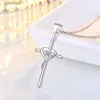 Andere nieuwe 925 Sterling Silver ketting hanger AAA zirkon voor vrouwen mode sleutelbeen ketting kettingen bruiloftsfeestje sieraden Giftl242313