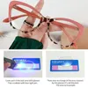 Lunettes de soleil 1PC Mode Anti Blue Light Blocking Lunettes Cadre Femmes Luxe Designer Lunettes Dames Optique-Lunettes