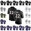 Maglia da calcio personalizzata Lamar Jackson Odell Beckham Jr. Zay Flowers Justice Hill Gus Edwards Dobbins Clowney Queen Smith Bateman Ojabo Lewis Reed Derrick Henry Youth