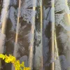 カーテンアメリカンイチョウの葉のカーテン高精度ファブリック贅沢なジャキュードアブストラクトカーテンのためのダイニングルームの寝室のカスタム