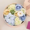 Artificial Flower Soap Flower Gift Box Rose Orchid Peony Bouquet Home Wedding Decoration Accessories Valentine's Day Gift z3 2878