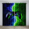 Rideaux 2 pièces Rideaux imprimés Cool Gamepad pour Chambre à Coucher, Bureau, Cuisine, Salon, Salle d'étude, Rideaux Pare-Soleil de décoration intérieure