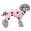 Jackets Winter Dog Clothes for Small Dogs Pets Puppy Hoodies Coat Thicken Keep Warm Cotton Coat for Chihuahua Cute Dot Jacket for Doggie