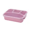 Dinnerware Microwave Versatile Easy-to-clean Eco-friendly Lunch Box For Work Trendy Eco-conscious Portable Durable Multi-compartment