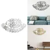 3D Wall Sticker Mural Muslim Sticker Living Room Bedroom Decoration Islamic Decoration Home Mirror Wall265I