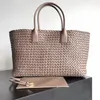 Top quality designer luxury Commuter bag shopping bag tote bag cabat top grade lambskin classic wide woven elements portable one shoulder size 51 * 18 * 28CM hdmbags2024