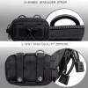 Bags Kosibate Nylon Tactical Bag Black Molle Pouch Military Belt Outdoor Tactical Organizer Utility Gear Shoulder Hunting EDC Bag