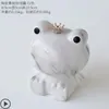 Nordic ins wind porch bedroom change storage creative personality cute little animal ceramic frog piggy bank306J