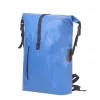 Sacs 40L PVC sac sec extérieur sac à dos kayak sac étanche voyage Rafting sac sec rivière sacs secs Trekking sac de voile pour bateau