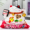 Lådor 4,5 tum japansk porslin Lucky Cat Money Box Home Decoration Ornament Ceramic Piggy Bank Business Presents