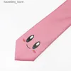 Neck Ties Produktnamn Cartoon Game Character Star Cabi Pink Tie Anime Cartoon Nintendo Game kring söta slips män och kvinnor A L240313