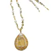 Chaînes Naturel Baroque Perle D'eau Douce Citrine Ensemble Haute Luxe Tchèque Strass Collier Délicat Et Élégant Bijou De Fête Des Femmes