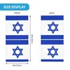 Halsdukar israel flagg bandana nacke gaiter tryckt wrap halsduk multi-use pannband fiske för män kvinnor vuxna hela säsongen