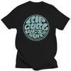 Mens Clothing Rip Tee Curl Wetty Land T-Shirt - Charcoal Heather - Unisex Size S-3XL 240312