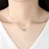 Autre KALETINE mode charme 925 en argent Sterling collier chance dinde bleu mauvais œil bleu strass oeil collier ras du cou pour les femmes L24313