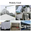 Nets White PE Tarpaulin Rainproof Cloth Outdoor Awning Truck Canopys Garden Succulent Plants Cover Pet House Waterproof Shading Sails