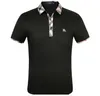 Men's Fashion Designer Cotton Polo Shirt Lapel Short Sleeve Shirts Business Men T-shirts Large T-shirt SIZE M--3XL