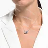 Naszyjniki wisidanta moda damska łabędź ubicie serca diamentowy naszyjnik 14k złoty szaleci designer naszyjnik w stylu