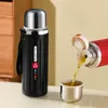 Water Bottles Thermal Bottle All Steel Large Capacity Roman Insulated Cup Tea And Separation Portable 316 Stainless