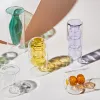 Vazen Nordic creatieve gekleurde glazen vaasornamenten creatieve hydrocultuur transparante bloemendroger huis woonkamer decoratie