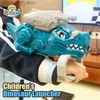 Sand Play Water Fun Gun Toys Electric Water Gun Dinosaur Launcher Automatic Water Pistol Summer Outdoor Games Toys For Kids Adult Party Gifts YQ240307 L240313