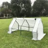 Greenhouses 120x60x60Mini Gewächshaus tragbares Sämlings -Gewächshaus mit Reißverschluss Türen mit PVC -Abdeckung Outdoor Tragbarer Gartenhausgarten im Freien