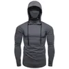 2024 Men Solid Black Gray Hoodie Long Sleeve Hooded Sweatshirt for Man Sports Fitness Gym Running Casual Pullover Tops 240307