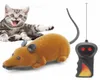 Novel Trådlös elektrisk RC Flocking Plastic Rat Möss Toy Remote Control Mouse för Pet Cat Kitten som spelar Toys8692755