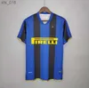 Fans Tops Voetbalshirts Inter jersey MILITO SNEIJDER Retro Pizarro Football Djorkaeff BaggioH240313