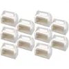Take Out Containers 10Pcs Compact Cake Boxes Party Cupcake Packing Box Of Paper With Window