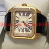 Fornitore di fabbrica 100 XL Oro giallo 18 carati W20071Y1 Orologio meccanico automatico da uomo Orologi da polso da uomo Corda in pelle 211H