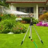 Arroseurs Kit d'irrigation par aspersion de trépied télescopique d'arrosage de plante de jardin réglable à 360 degrés pour le système d'irrigation de fleur de plante de jardin