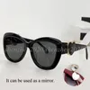 Premium 1-1 جودة الموضة على شكل قلب المرآة النظارات الشمسية للسيدات لنظارات شمس الصيف مع صندوق