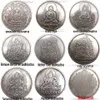 Coin Coin 8pcs Fengshui Buddha Good Luck Coin Craft Mascot233W