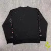 Felpe con cappuccio da uomo Pullover con maniche laterali stampate semplici di alta qualità per uomo e donna Felpe nere larghe casual alla moda