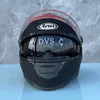 Ara I Mat Siyah Dual Visors Tam Yüz Kask Kapalı Yol Yarışı Motokros Motosiklet Kask