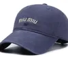 Casquette de baseball de styliste pour femmes, chapeau de plein air, pare-soleil décontracté, chapeau de sport, Mui Mui, 383