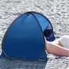 Tentes jouets Protection solaire tente de plage extérieure pliable coupe-vent léger abri solaire Camping jardin parapluie tente de visage avec support de téléphone L240313