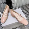 Scarpe eleganti Rosa Dolce Donna Mary Janes Runway Designer Pelle verniciata Tacco grosso Caviglia con cinturino Stile adorabile Alta per