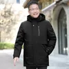 Мужские куртки осень-зима мужские ветрозащитные водонепроницаемые с несколькими карманами на молнии с длинными рукавами хлопковая стеганая куртка парка с капюшоном утепленное теплое пальто