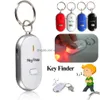 LED Gadget Sifflet Key Finder Clignotant Abeille À Distance Perdu Keyfinder Localisateur Porte-clés Pour 8705251 Drop Livraison Gadgets Électroniques Dhltm