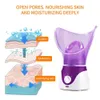 50ML Steamer Nose Sprayer Face Humidifier Skin Moisturizing Pores Cleansing Deep Hydration Control Oil 240226