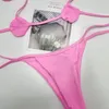 Klassieke Bikini Set Badmode Vrouwen Met Letter Chian Badpakken Bikini Set Mode Zomervakantie Strand Stijl Wind 20611 20612