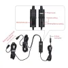 Microfones Boya BYM1DM 4M Dualhead Condenser Lavalier Lapel Microphone For PC Mobil iPhone DSLR Camera Recording YouTube Streaming Mic