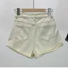 Kvinnors shorts ins shorts kvinnor denim vintage sommar grundläggande enkel all-match varm försäljning hög midja fritid ulzzang damer streetwear chic classicl24313