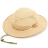 Berets Hollow Out the Breatable Shadment Rope Straw Cap Coll Color Sund Summer Men Beach Hat Jazz