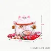 Lådor 4,5 tum japansk porslin Lucky Cat Money Box Home Decoration Ornament Ceramic Piggy Bank Business Presents