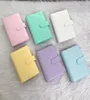 A6 Notebook Binder Pu Leather 6 Rings Spiral Loose Leaf Notepad Cover Macaron Candy Color Diary Shell For Student7293976