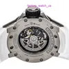 RM Functional Wrist Watch RM028 Automatisk 47mm Titanium Mens Strap Watch RM028 AJ TI-TI