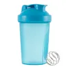 400 ml Shaker Cup Milk Shake Protein Powder Water Cup Fitness Sports Plastic Cup With Mixing Ball